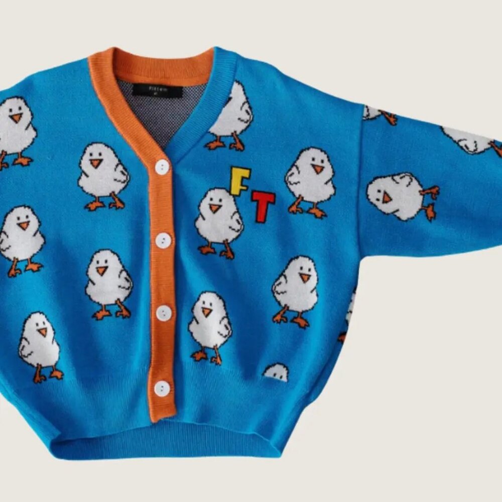 5T unisex kids clothing - Chicklet Cardi - Picture 4 of 4